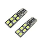 İrhanlar 12 V T10 2 Adet Beyaz Dipsiz Led Ampul