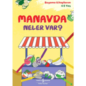 İş Bankası Kültür Yayınları Manavda Neler Var? Boyama Kitaplarım 4 5 Yaş