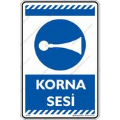 İsg Tabelam Korna Sesi/35x50cm/kompozit - 35 x 50 cm