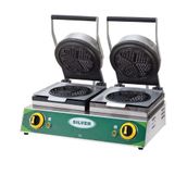 Işıkgaz Silver Çiftli Çiçek Waffle Makinesi