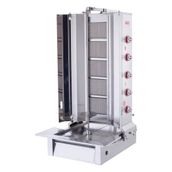Işıkgaz Silverinox Doğalgazlı 5 Radyanlı Alttan Motorlu Döner Ocağı