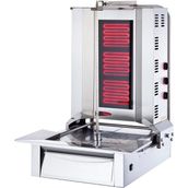 Işıkgaz Silverinox Elektrikli 3 Radyanlı Alttan Motorlu Döner Ocağı