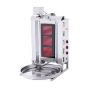 Işıkgaz Silverinox Elektrikli 3 Radyanlı Üstten Motorlu Döner Ocağı