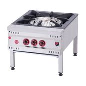 Işıkgaz Silverinox Endüstriyel Korsan Ocak Doğalgazlı 3 Yanışlı Yer Ocağı