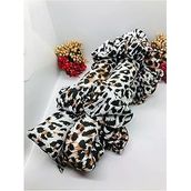 ISISIZ SAÇ ŞEKİLLENDİRİCİ SETİ LEOPARLI SATEN SAÇ SOSİSİ SAÇ BİGUDİSİ SETİ SAÇ ŞEKİLLENDİRİCİ Leopar