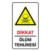 İşlev İş Güvenliği Ölüm Tehlikesi Levhası