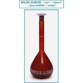Isolab 014.01.101 Balon Joje Standard Amber Beyaz Skala 100 ml Ns 14/23 2 Adet
