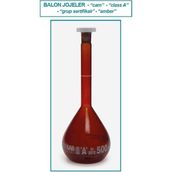Isolab 014.01.901 Balon Joje Standard Amber Beyaz Skala 1000 ml Ns 24/29 2 Adet