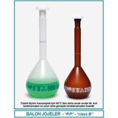 Isolab 014.03.050 Balon Joje P.p Şeffaf B Kalite Mavi Skala 50 ml Ns 12/21 1 Adet