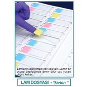 İsolab 076.01.001g Lam Dosyası - Karton - Yeşil (1 Adet)
