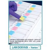 İsolab 076.01.001y Lam Dosyası - Karton - Sarı (1 Adet)