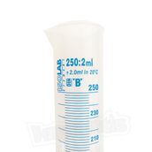 İsolab 250 ml Mavi Skala Plastik Mezür