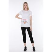 Işşıl 4477 Babasının Kızı Viskon Hamile Kısa Kol T-shirt