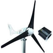 IstaBreeze Ista breeze I‑500 24 v Rüzgar Türbini + Hibrit Şarj Kontrol Cihazı Seti - Siyah - Beyaz