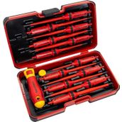 İzeltaş 1000V 14 Parça İzoleli Elektro Slim Tornavida Seti