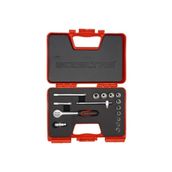 İzeltaş 1107006015 1/4'' 15 Parça Altı Köşe Karbüratör Lokma Anahtar Takımı