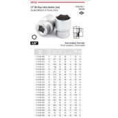 İzeltaş 1108060019 1/2'' 19 mm Altı Köşe Derin Lokma Anahtar