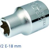 İzeltaş 1/2'' E18 mm Star Anahtar Lokma