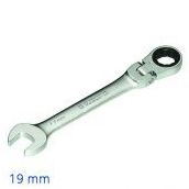 İzeltaş 345020019 19 mm Mafsallı Cırcır Kombine Anahtar