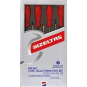 İzeltaş 4776008107 7'li Delikli Torx Tornavida Seti