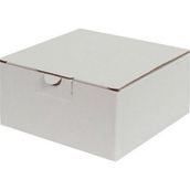 İzivo Beyaz 13,5x13,5x6,5 cm 100 Adet Kilitli Kargo Kutusu