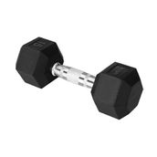 J-Fit 2,3 kg Siyah Tek Kauçuk Altıgen Dambıl