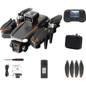 J4 Drone 4K Hd Çift Kameralı Drone App Kontrol Wifi Li Katlanabilir Quatcopter 300 Metre Yükselme - Siyah