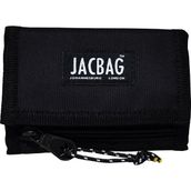 Jacbag Erkek Çocuk Cüzdan – Suya ve Yıpranmaya Dayanıklı Polyester, Cırt Cırtlı Minimalist Tasarım, Günlük Kullanıma Uygun - Siyah