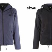 Jack Jones 12117299 Siyah Erkek Mont