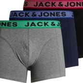 Jack & Jones 12198233 Ian Solid 3'lü Erkek Boxer