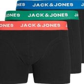 Jack & Jones 12213088 Siyah 3'lü Jacadam Trunks Erkek Boxer