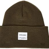 JACK & JONES Erkek Jaclong Knit Beanie Noos örgü bere, Yeşil (Forest Night), Einheitsgröße