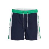 JACK & JONES Erkek JPSTFIJI JJSWIM COLORBLOCKING LY Deniz Şortu Lacivert S