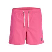 JACK & JONES Erkek JPSTMALTA JJSWIM MAGIC SS24 LY Deniz Şortu Fuşya M