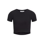 Jack & Jones Jjxx Jxflorie Ss Rib Tee Noos Siyah Kadın T-shirt