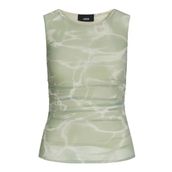 Jack & Jones Jxandrea SL Mesh Top WVN Açık Yeşil Kadın T-shirt