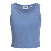 Jack & Jones Jxfallon Str Sl Wash Rib Top JRS Mavi Kadın T-shirt