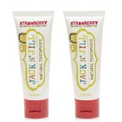 Jack N'Jill Çilek Aromalı 2x50 gr Doğal Diş Macunu
