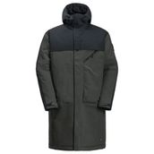 Jack Wolfskin 1116161-6502 Gri Heumarkt 2L Parka Unisex Uzun Outdoor Montu