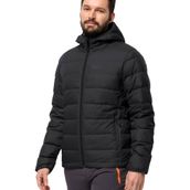 Jack Wolfskin 1207671_6000 Ather Down Hoody M Siyah Erkek Outdoor Mont