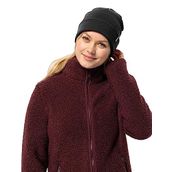 JACK WOLFSKIN RIB BEANIE Unisex Yetişkin Bere black One Size