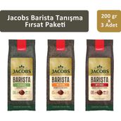 Jacobs 3x200 gr Barista Filtre Kahve Tanışma Paketi