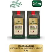 Jacobs Barista Editions Çekirdek Kahve Crema Italiano 2'li Paket ( 1 kg x 2) - 2 kg