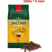 Jacobs Cafe Crema Çekirdek Kahve 500GR*6 Adet