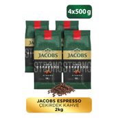 Jacobs Cafe Espresso Çekirdek Kahve 500gr X 4 Adet