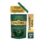Jacobs Monarch 200 gr Gold Kahve + Klips Hediyeli