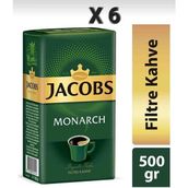 Jacobs Monarch Filtre Kahve 500 gr x 6 Adet - Öğütülmüş Filtre Kahve