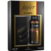 Jagler 90 ml Classic Men+150 ml Deodorant Siyah Erkek Parfüm Seti