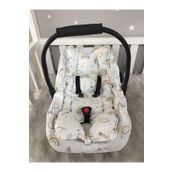Jaju Baby Dağ Ve Gökkuşağı Desenli Puset Minderi/Bebek Arabası Minderi