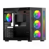 James Donkey Stark S800 ARGB Fanlı 650 W Siyah ATX Gaming Bilgisayar Kasası